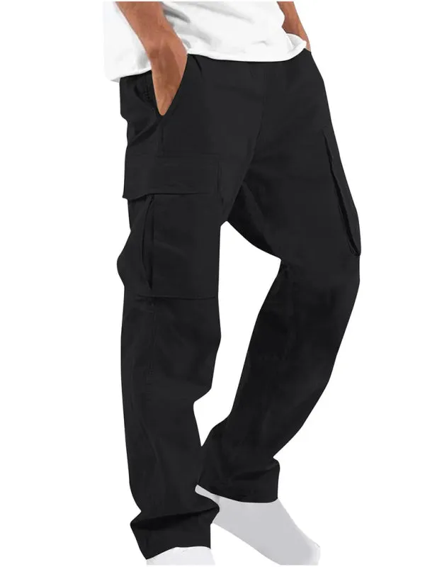 Men's loose school bag workwear casual trousers