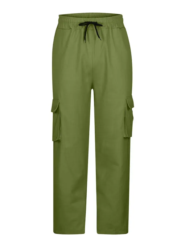Men's loose school bag workwear casual trousers