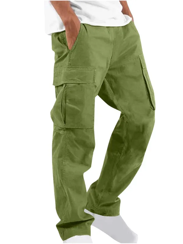 Men's loose school bag workwear casual trousers