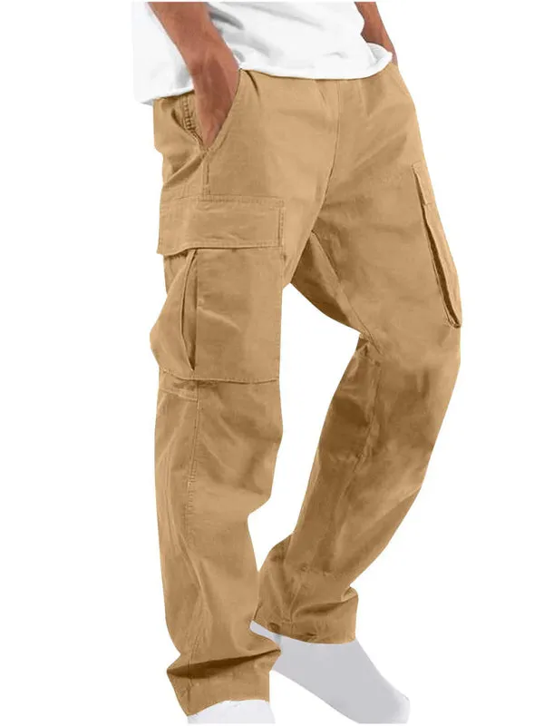 Men's loose school bag workwear casual trousers