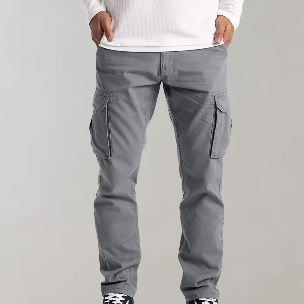 Men's Sustainable Cargo Pants with Multi Pockets – Ethan