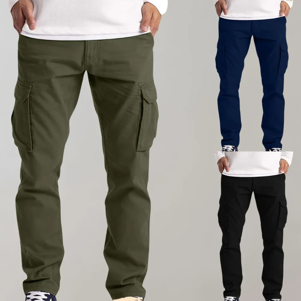 Men's Sustainable Cargo Pants with Multi Pockets – Ethan