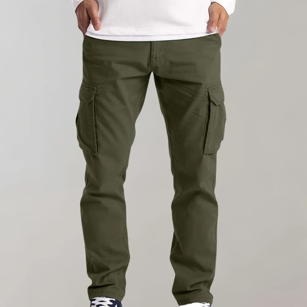 Men's Sustainable Cargo Pants with Multi Pockets – Ethan