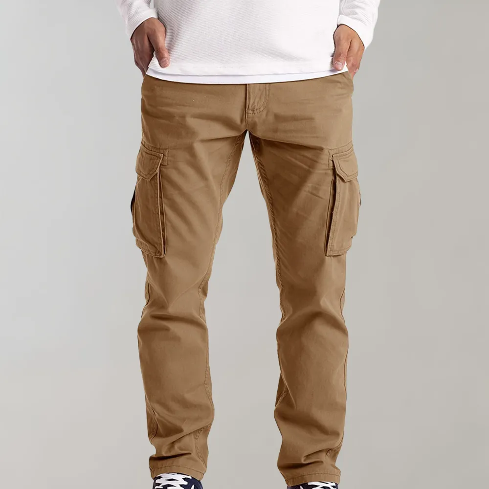 Men's Sustainable Cargo Pants with Multi Pockets – Ethan