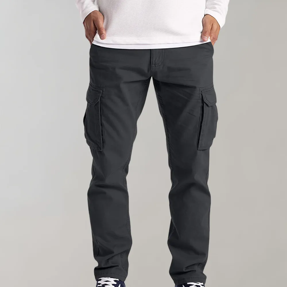 Men's Sustainable Cargo Pants with Multi Pockets – Ethan