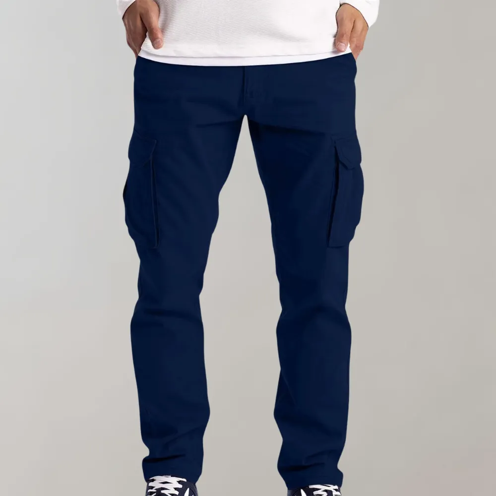 Men's Sustainable Cargo Pants with Multi Pockets – Ethan