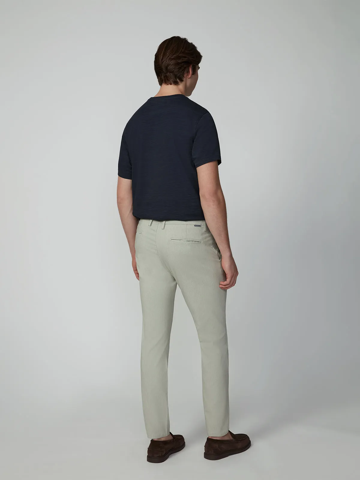 Men's Textured Bungee Melange Chino Pant