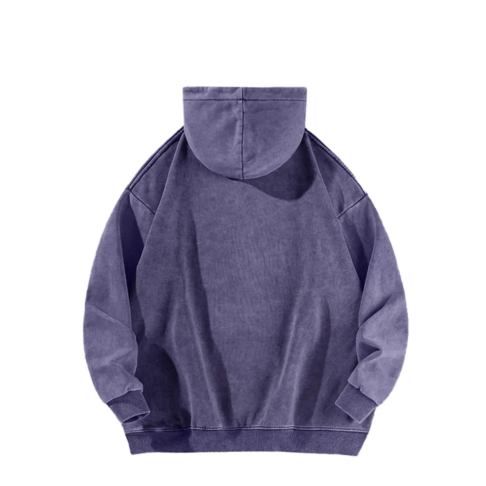 Mens Vintage Skeleton Heart Hand Graphic Hoodies
