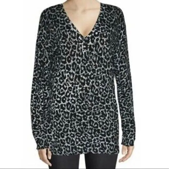 Michael Kors Animal Print Sweater
