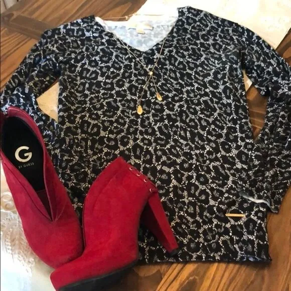 Michael Kors Animal Print Sweater