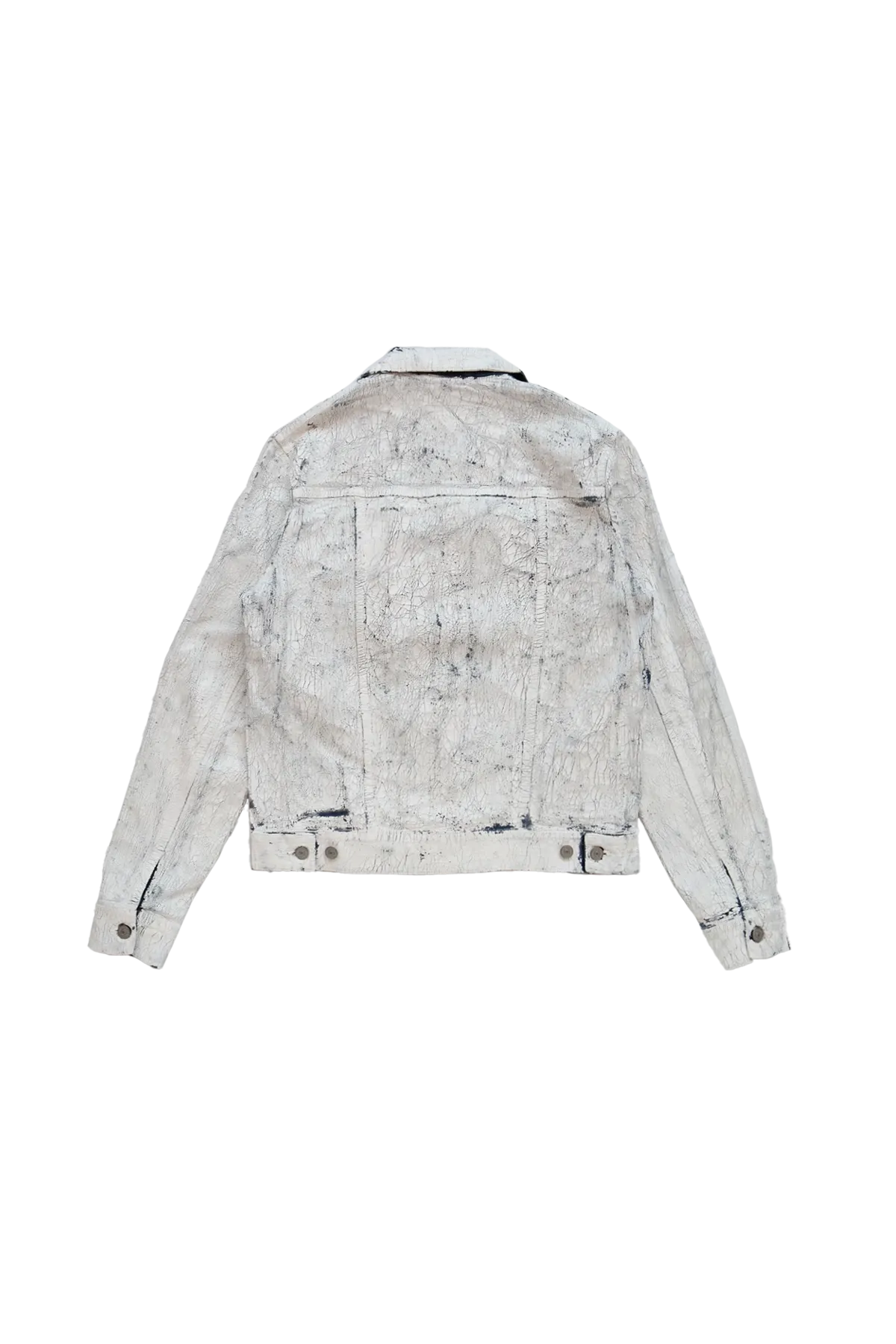 MM6 Maison Margiela Painted Trucker Jacket White