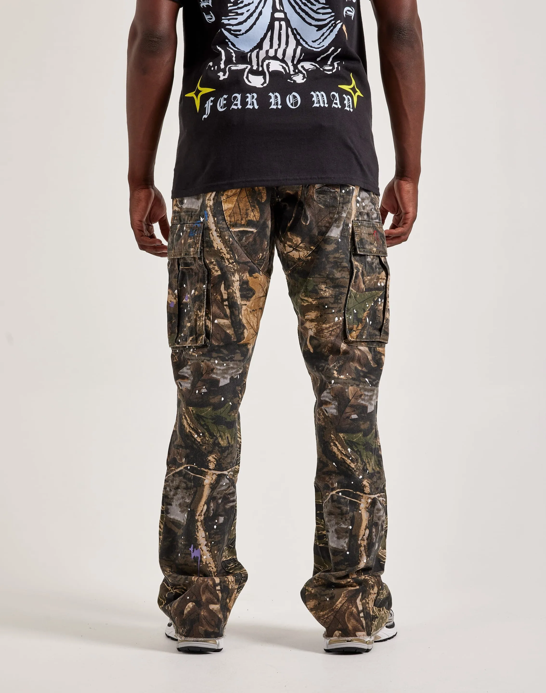 MNML Contrast Bootcut Cargo Pants