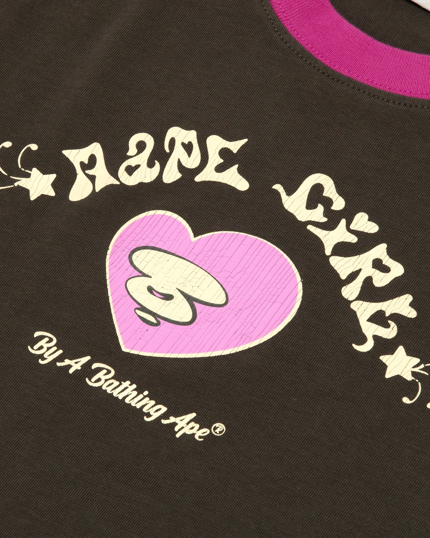 Moonface logo raglan sleeve tee