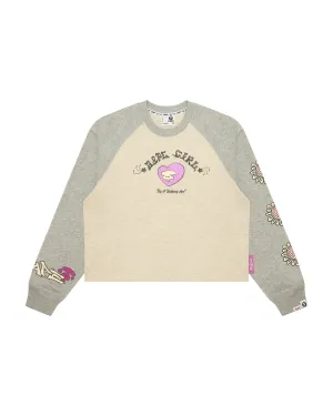 Moonface logo raglan sleeve tee