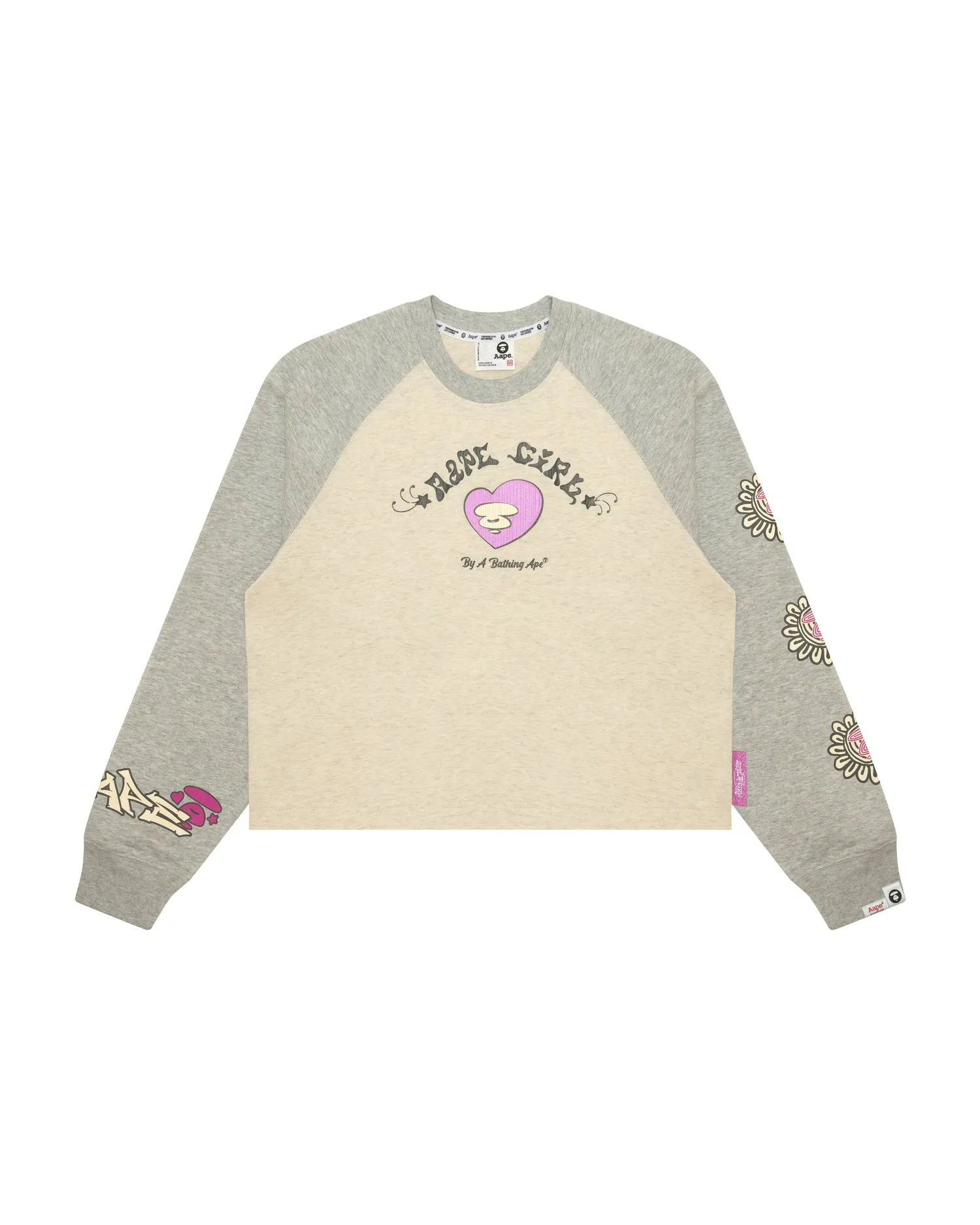 Moonface logo raglan sleeve tee