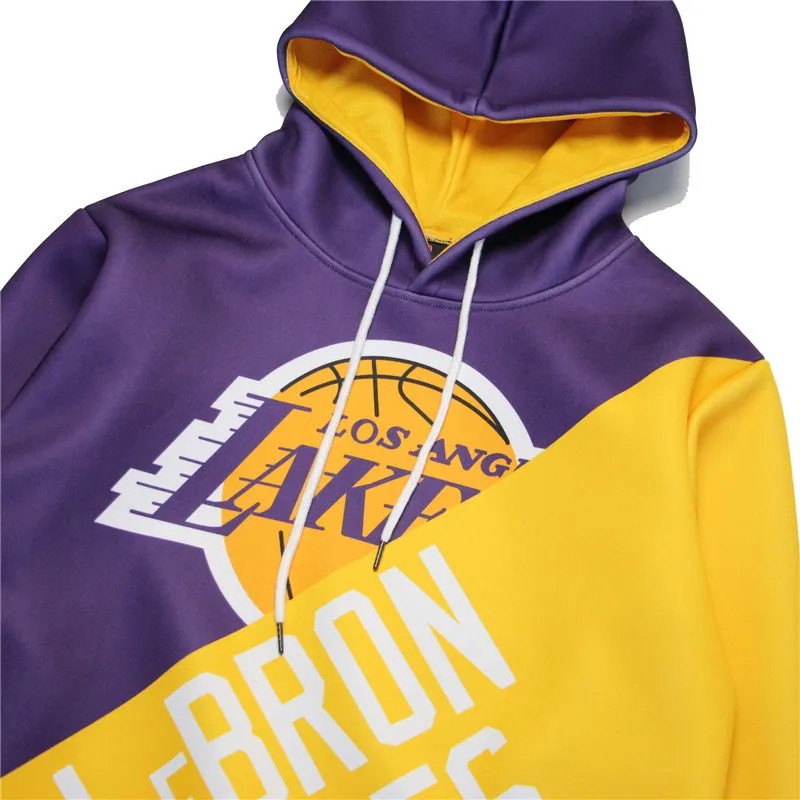 NBA L.A Lakers WaterProof Super Heavy Pullover Hoodie - James