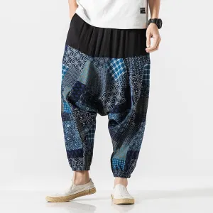 Nettai Harem Pants Blue Patch