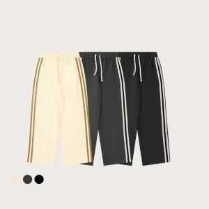 New Oxygen Cotton Sports Ribbon Straight Pants 2023 Autumn And Winter New Fashion Brand Loose Casual Men's Trousers