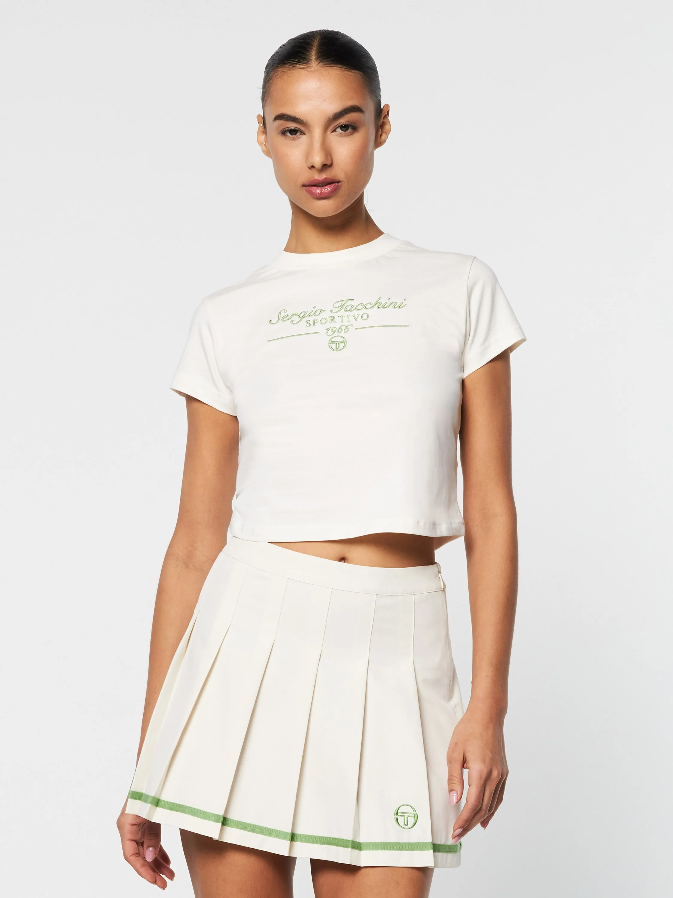 Nicola Graphic T-Shirt- Gardenia