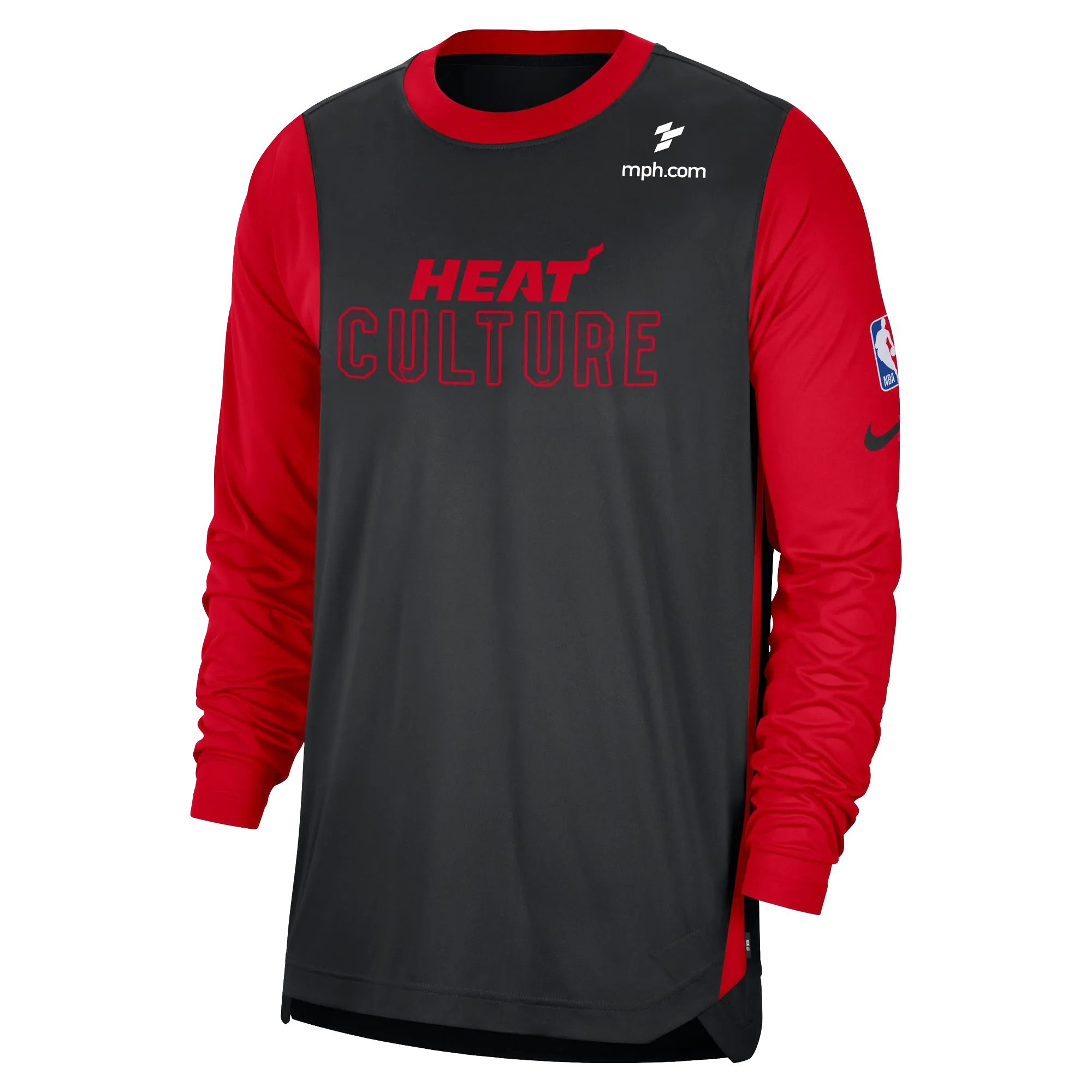 Nike HEAT Culture: Blood Red Warmup Long Sleeve Tee