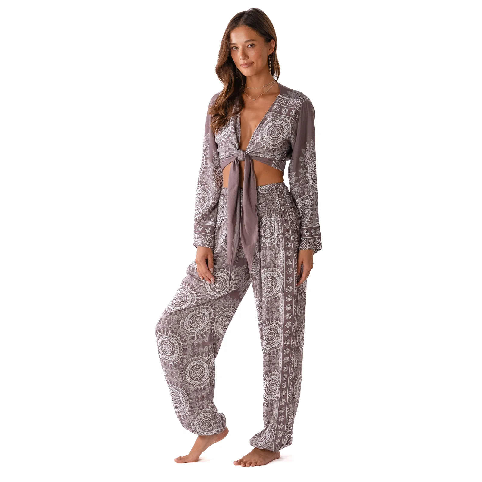 Nosara Daydreamer Top   Harem Pants Set