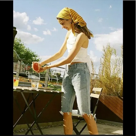 NWT Free People Rebel Rouser Cut-Off Denim Shorts