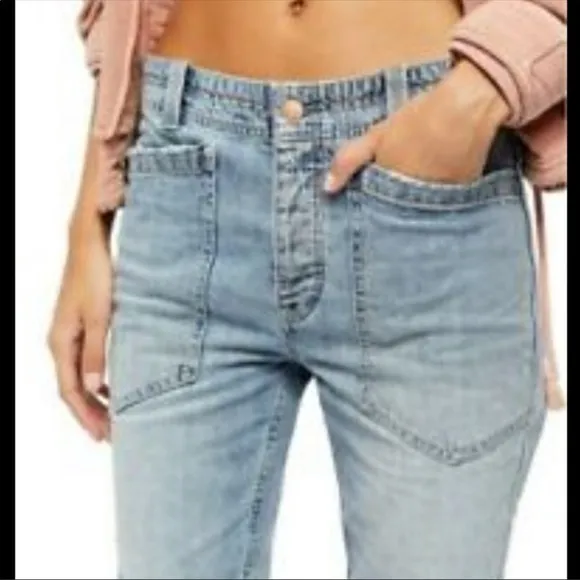 NWT Free People Rebel Rouser Cut-Off Denim Shorts