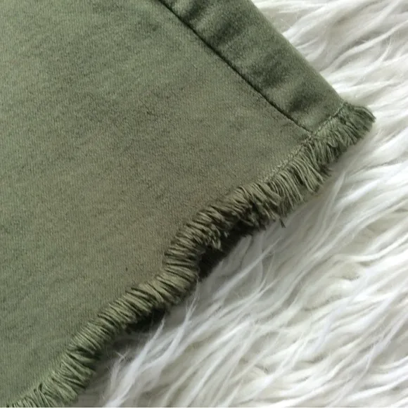 NWT Just Black Army Green Tatiana Denim Skirt