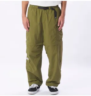 Obey Rapture Zip Off Cargo Pant Filed Green