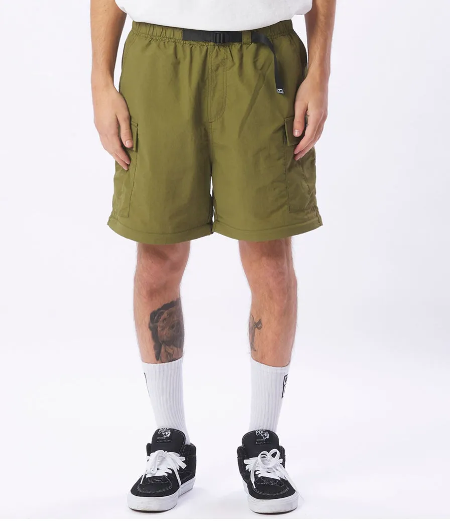 Obey Rapture Zip Off Cargo Pant Filed Green