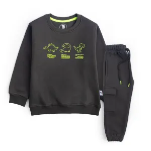 Olive Green Dino Track Suit