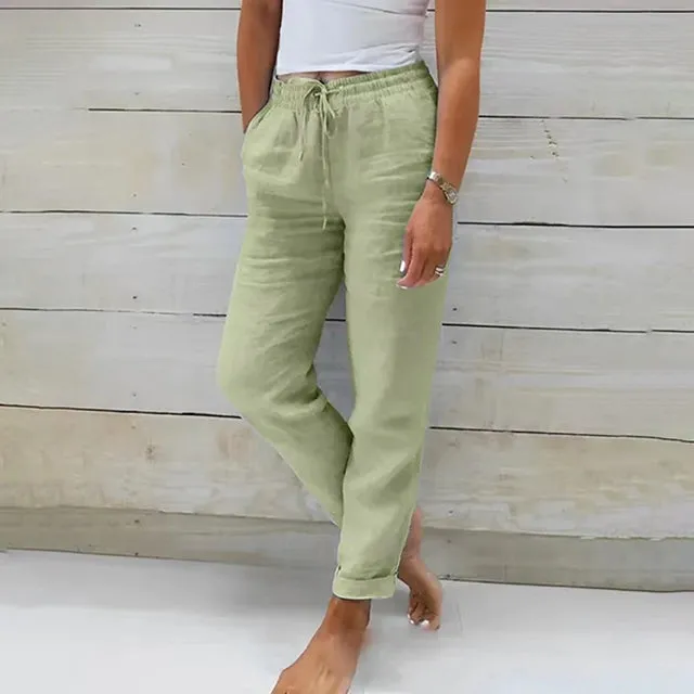 Olivine - Gerade Hose - Lässig - Formaler Stil - Für den Freizeitgebrauch für Damen