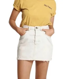 ONE TEASPOON Denim Mini Skirt Sz 23 Light Blue Fairy Cottagecore Feminine Y2K