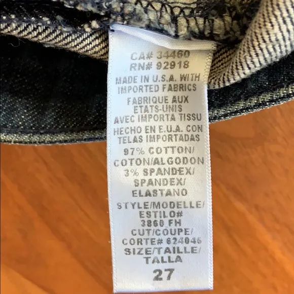 Original Juicy Couture Denim Skirt with Heart Pockets