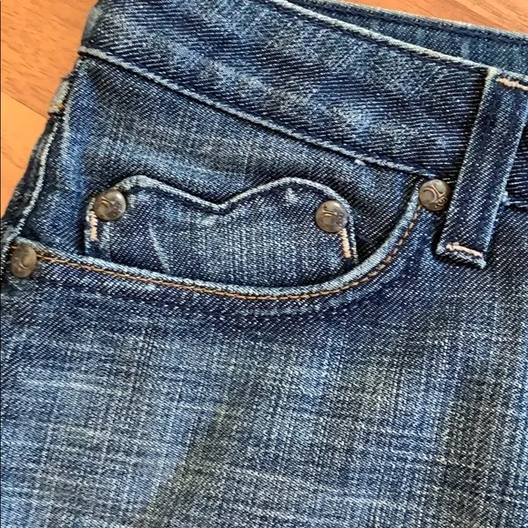 Original Juicy Couture Denim Skirt with Heart Pockets
