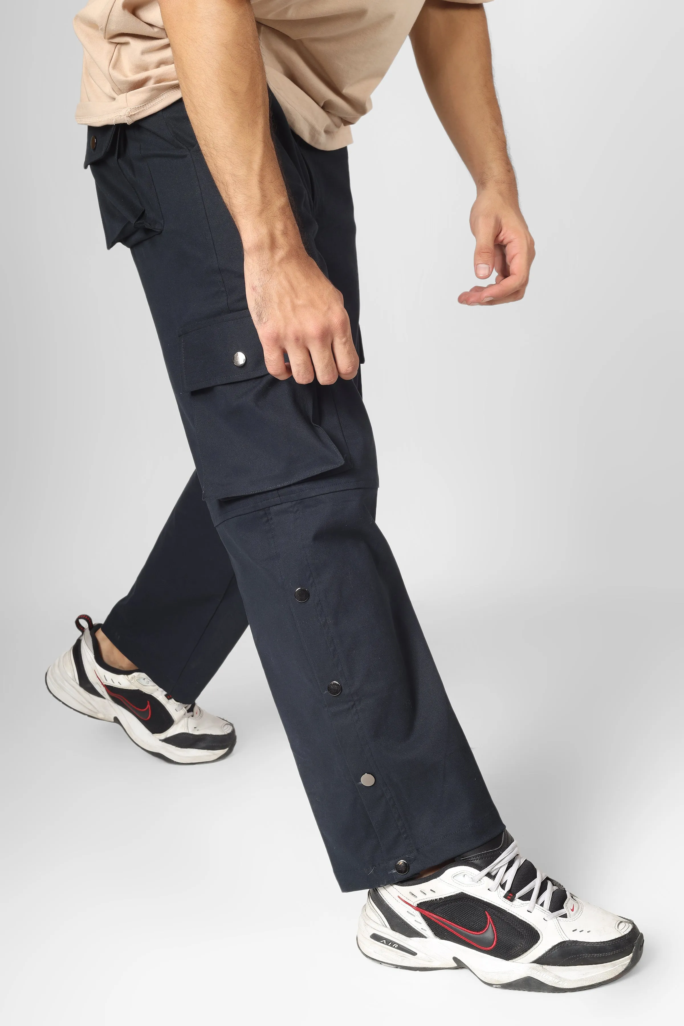 Oxford Blue Cargo pants With 6 Pocket