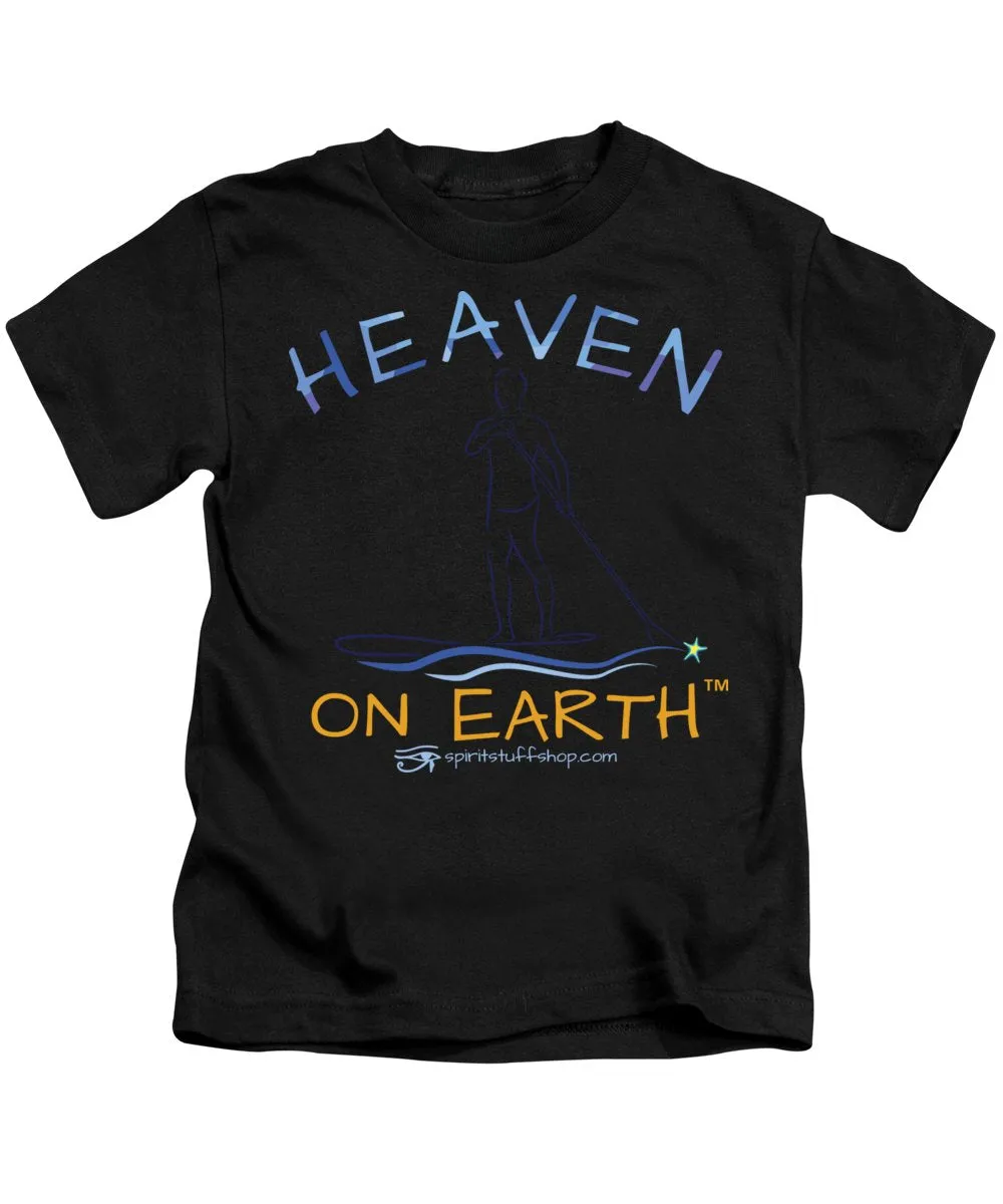 Paddle Board Heaven On Earth - Kids T-Shirt