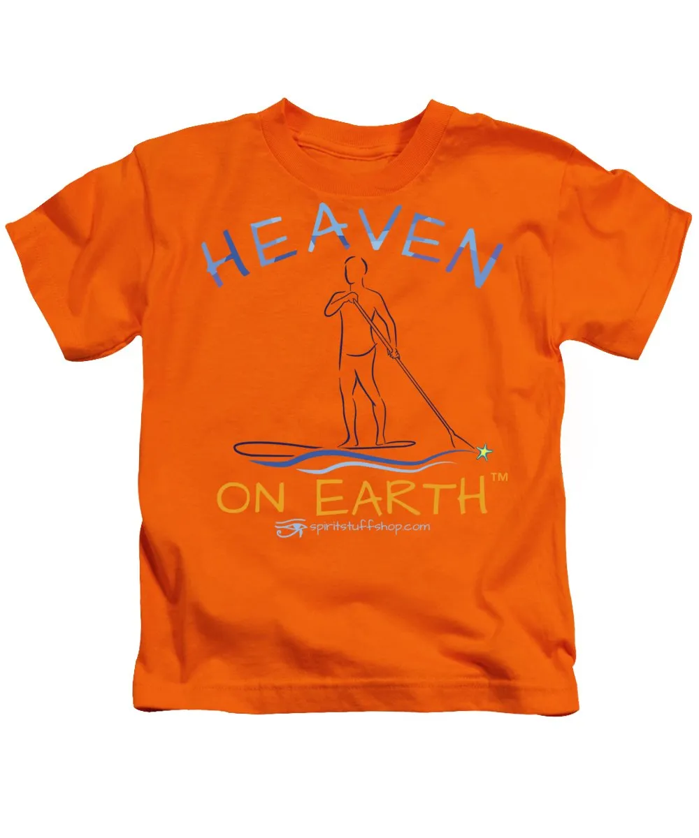 Paddle Board Heaven On Earth - Kids T-Shirt