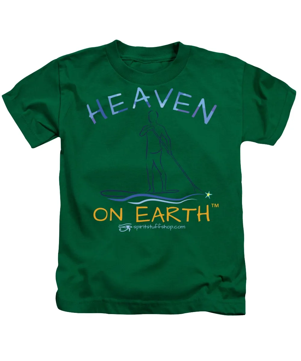 Paddle Board Heaven On Earth - Kids T-Shirt