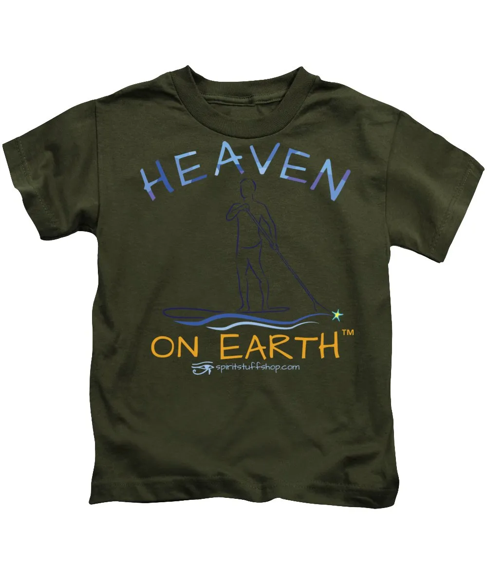 Paddle Board Heaven On Earth - Kids T-Shirt