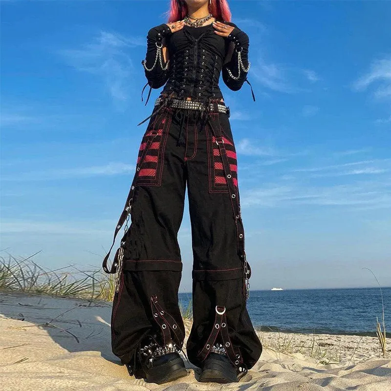 Patchwork Cargo Pants