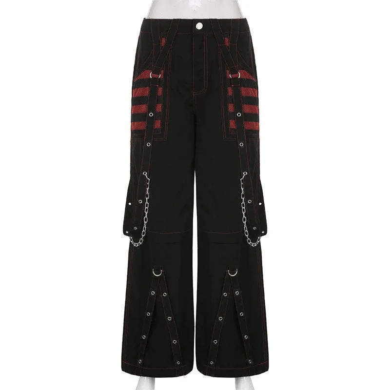 Patchwork Cargo Pants