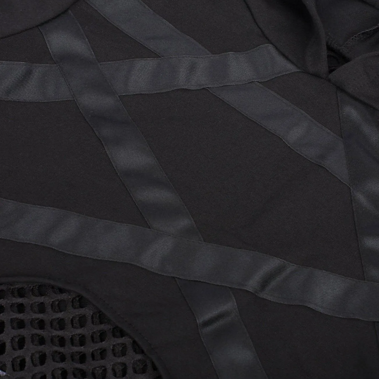 Patchwork Mesh Star Hoodie
