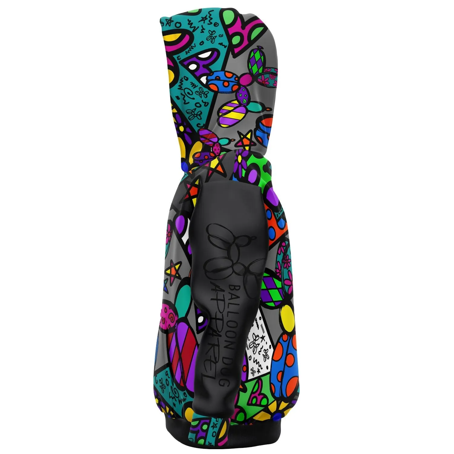 Patchwork Pup - Kids Athletic Hoodie