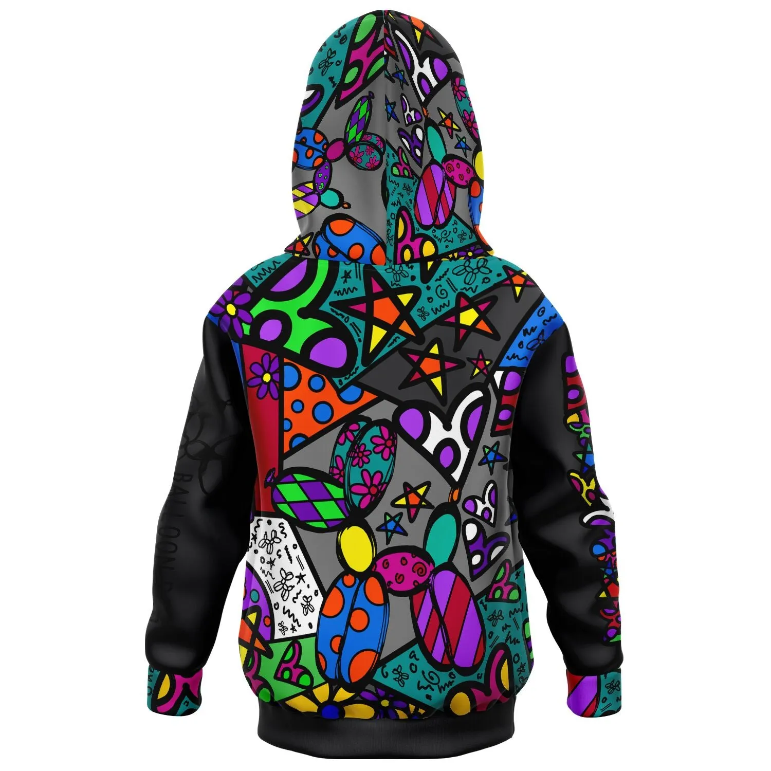 Patchwork Pup - Kids Athletic Hoodie