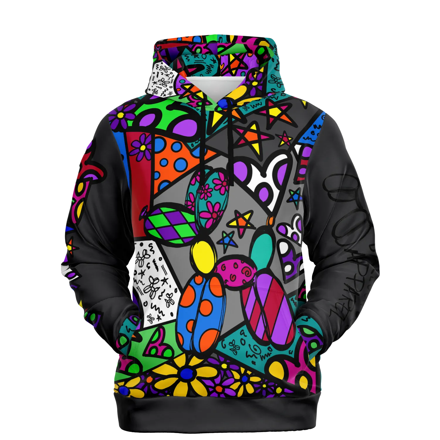 Patchwork Pup - Premium Hoodie Unisex (XS - 4XL)