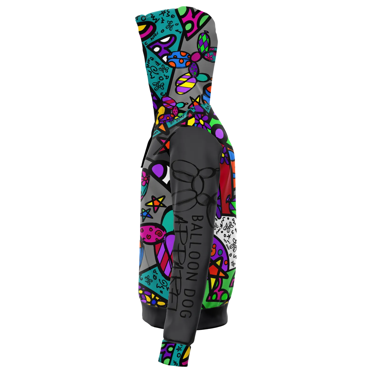 Patchwork Pup - Premium Zip Hoodie