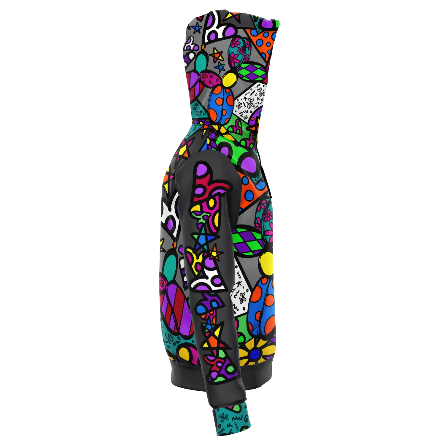 Patchwork Pup - Premium Zip Hoodie