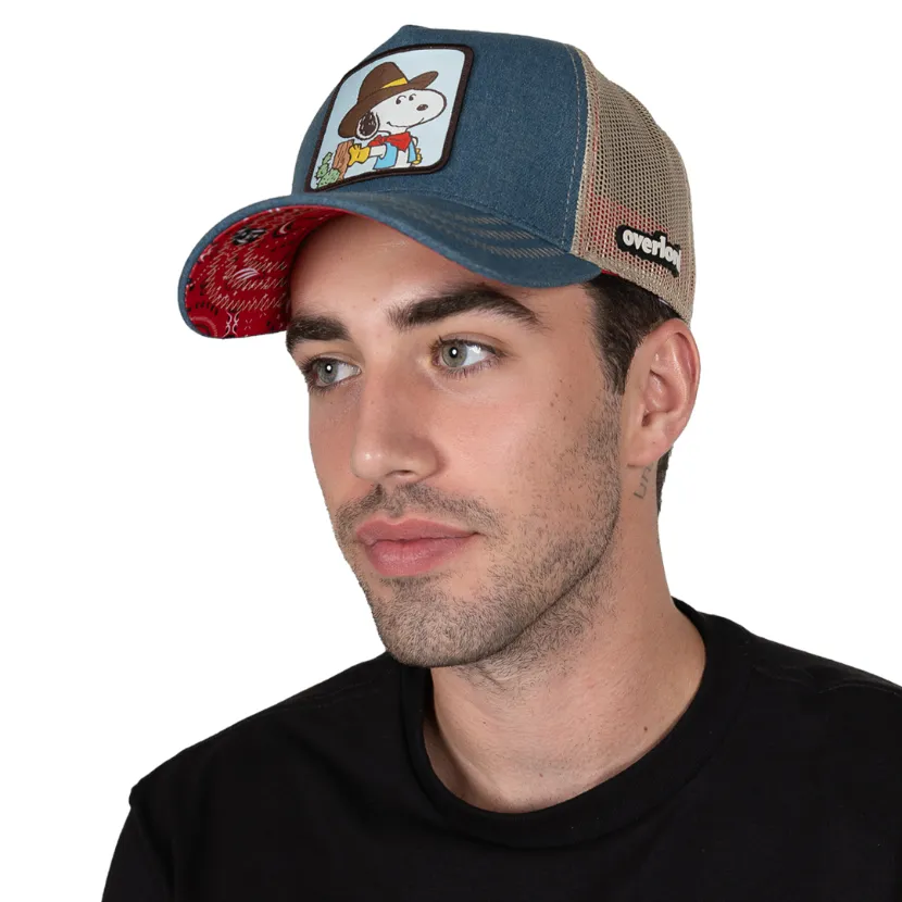 Peanuts: Cowboy Snoopy Denim Trucker Hat
