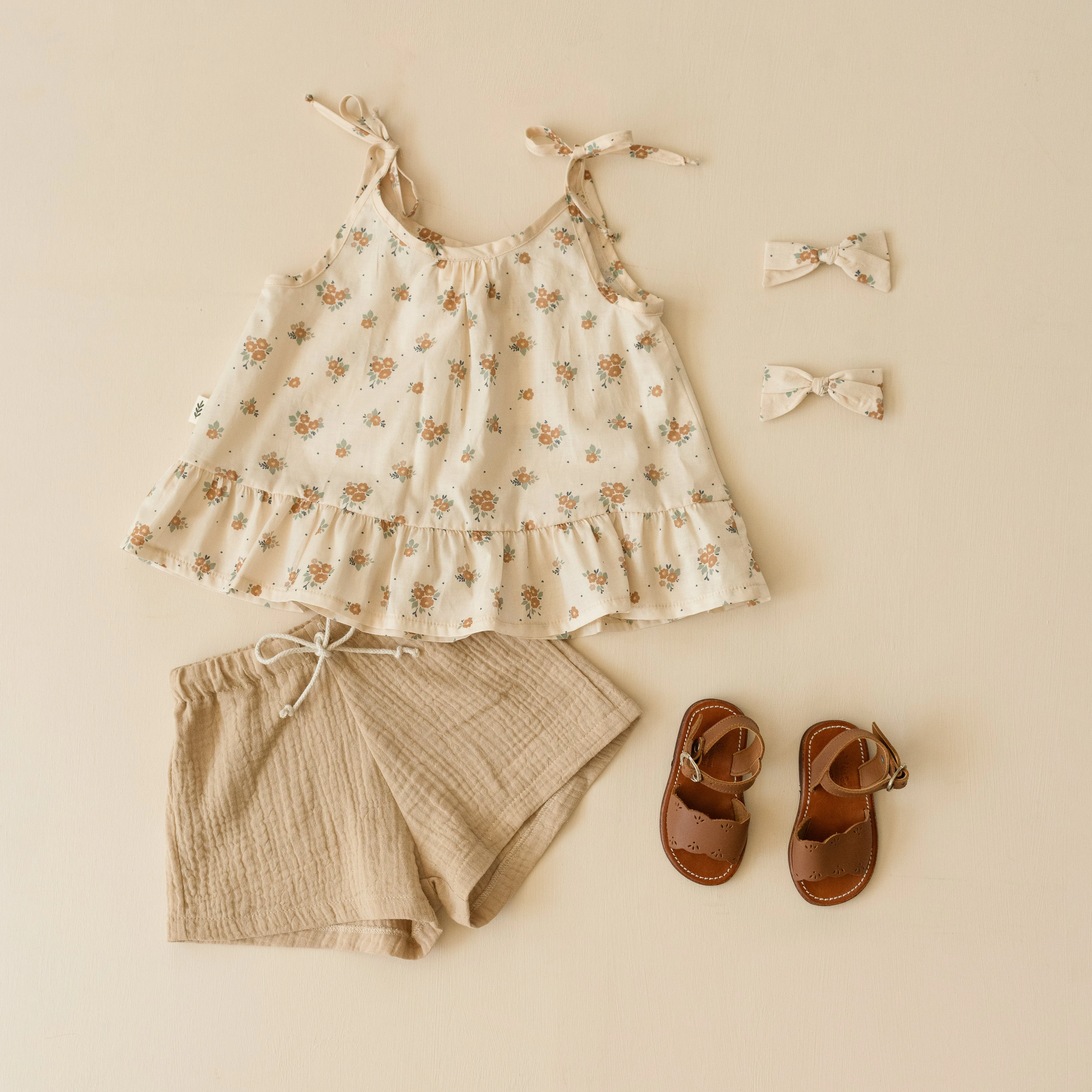 Peplum Top with Straps - Sofia